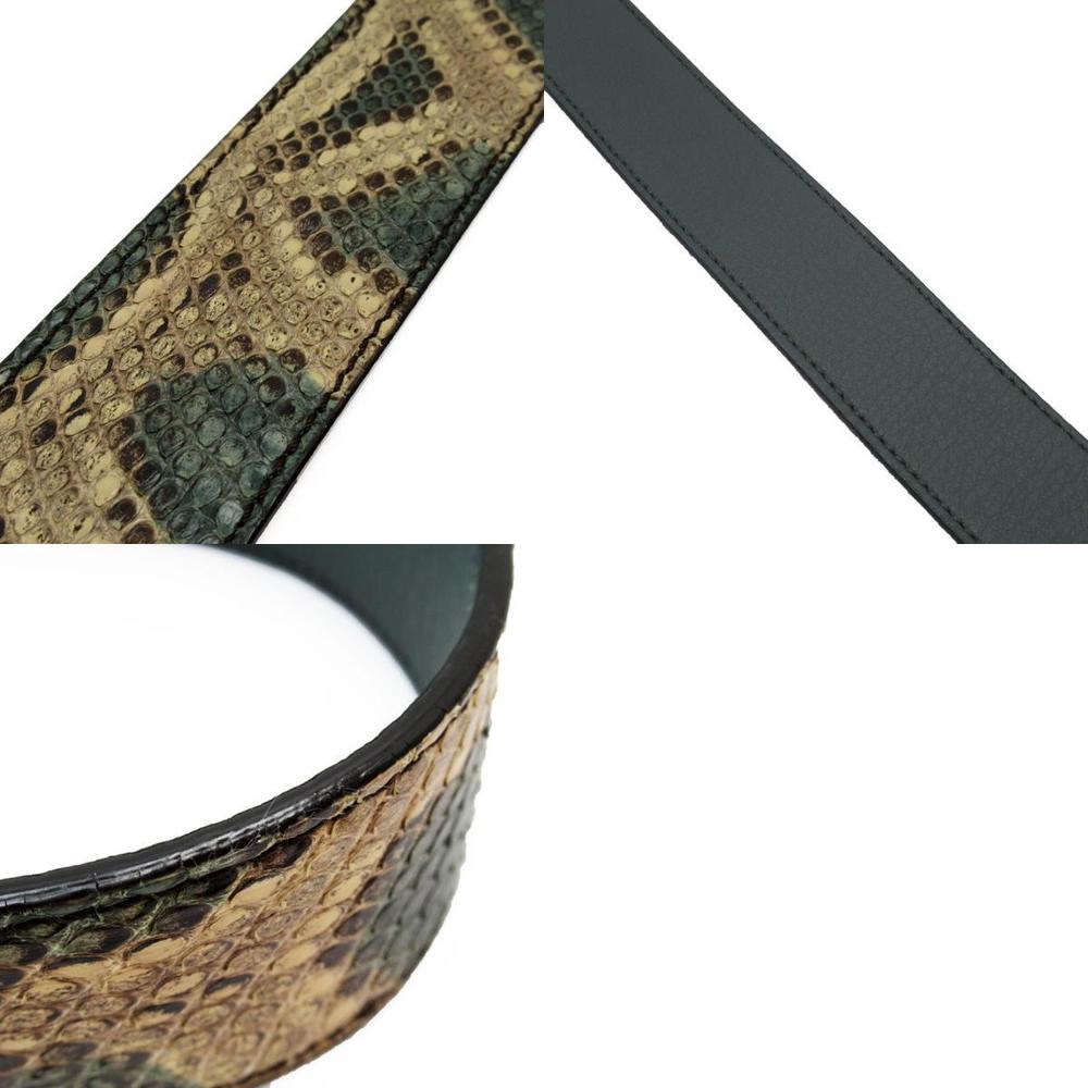 Fendi Python Shoulder Strap Beige Green - image 5
